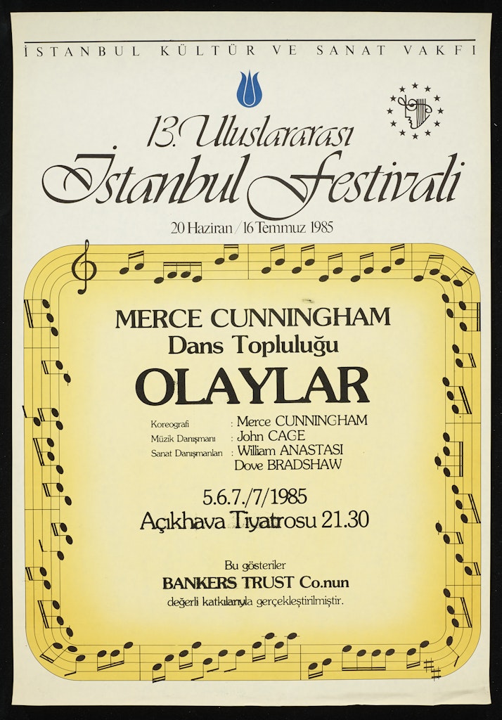 poster for Istanbul Festivali: Merce Cunningham Dans Topuluga Olaylar