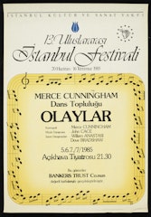 poster for Istanbul Festivali: Merce Cunningham Dans Topuluga Olaylar 