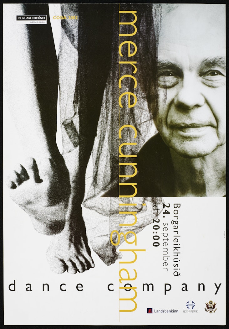 poster for Merce Cunningham Dance Company
