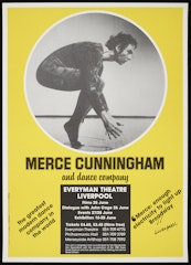 poster for Merce Cunningham Dance Company: Everyman Theatre Liverpool