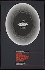 poster for Fundateatro Presenta Merce Cunningham Dance Company: Teatro Municipal Enero 22/23/24/25