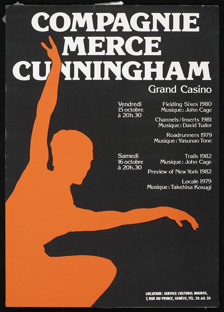 poster for Compagnie Merce Cunningham Grand Casino