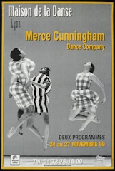 poster for Maison de la Danse Lyon: Merce Cunningham Dance Company, November 24 - 27, 1999