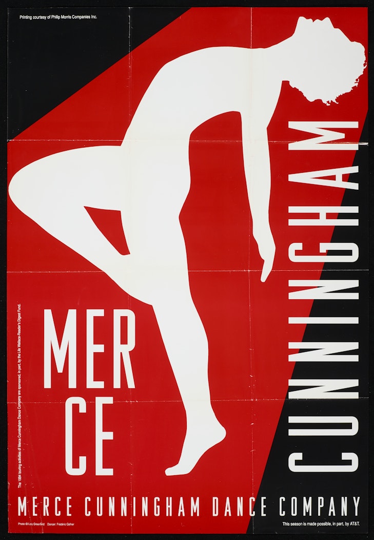 poster for Merce Cunningham Dance Company