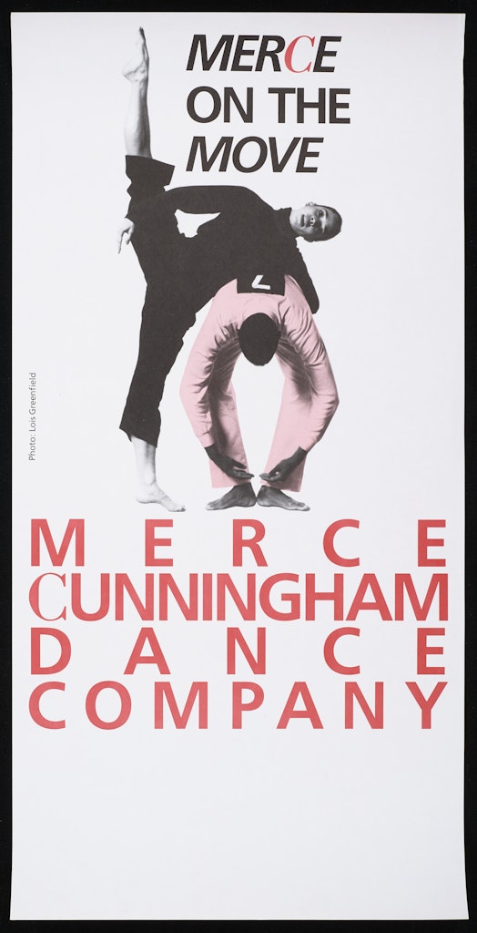 poster for Merce Cunningham Dance Company: Merce on the Move