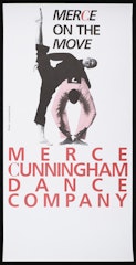 poster for Merce Cunningham Dance Company: Merce on the Move