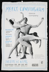 poster for Merce Cunningham Dance Company: Théatre de Nimes
