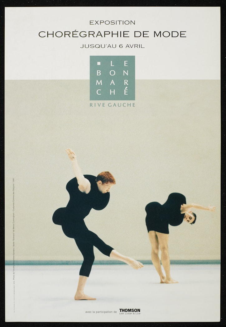 poster for Exposition chorégraphite de Mode Jusqu 'Au 6 Avril, Le Bon Marché RiveGauche