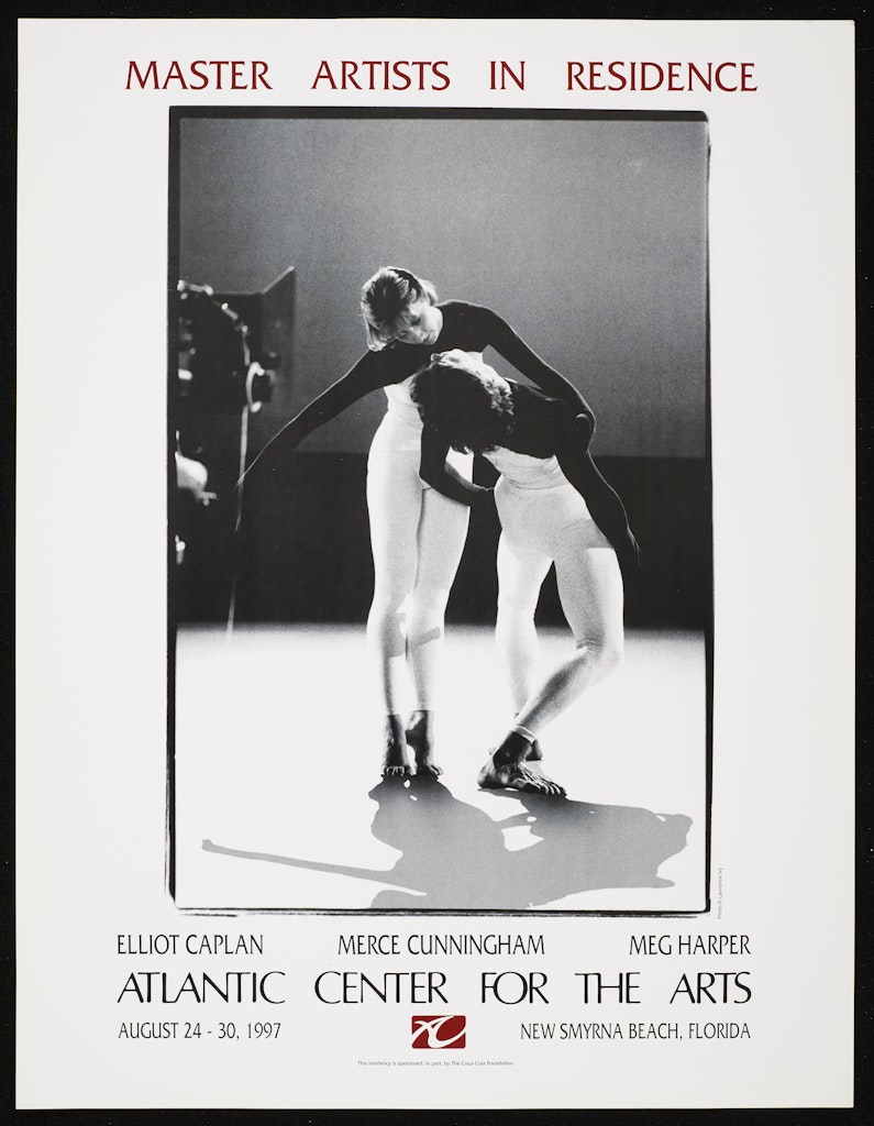 poster for Atlantic Center for the Arts Master Artists in Residence August 24-30, 1997