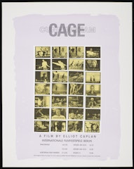 poster for Cage/Cunningham: A film by Elliot Caplan February 14 - 21, 1992