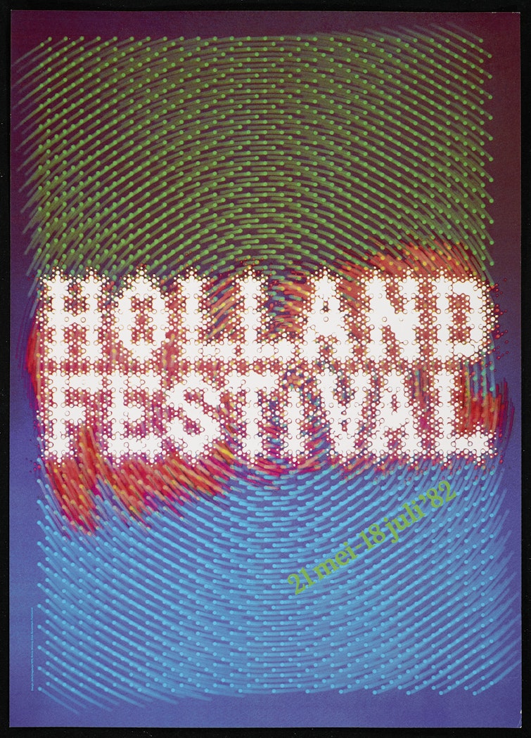 poster for Holland Festival May 21- 18 June, 1982