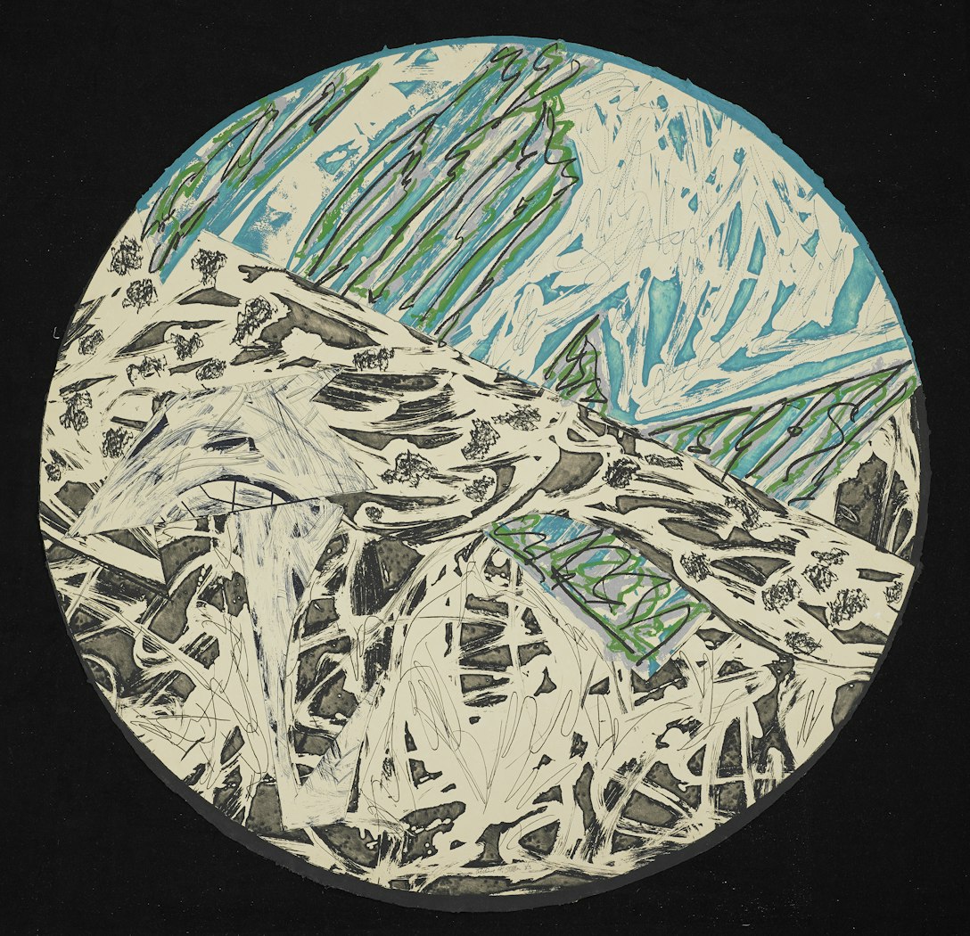 Swan Engraving Circle II, State I