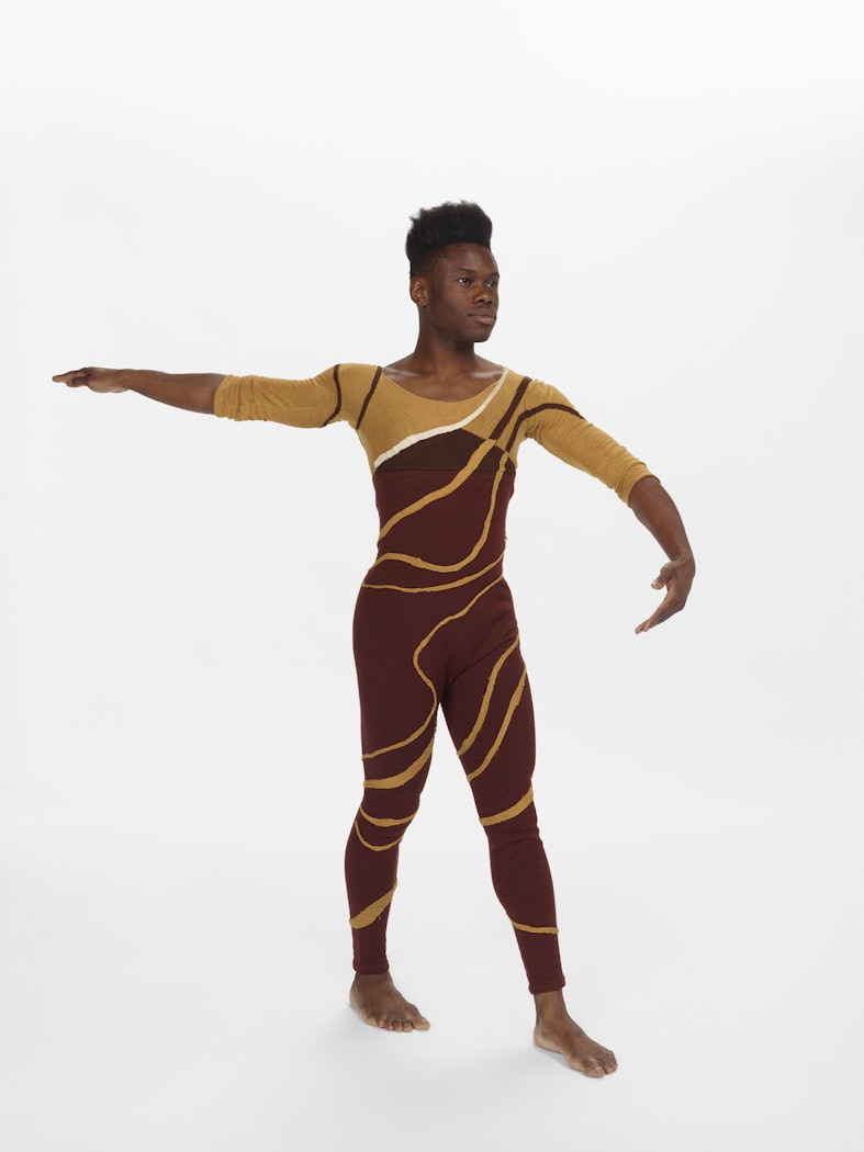 Costumes for Totem Ancestor: elements: .221 unitard; model: David Rue