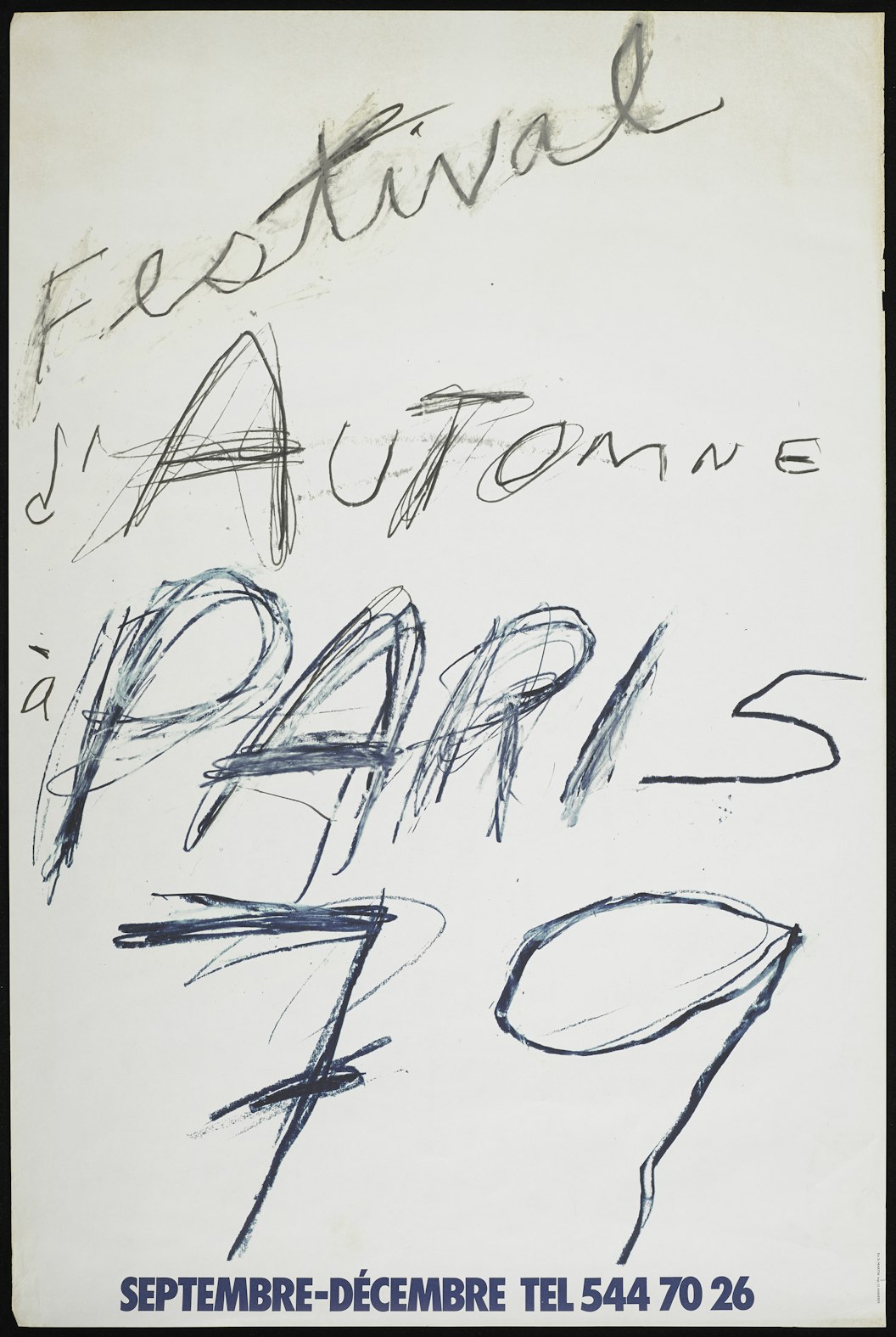 Poster For 1979 Festival D Automne A Paris