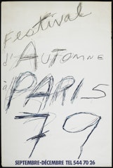 poster for 1979 Festival d'Automne a Paris 