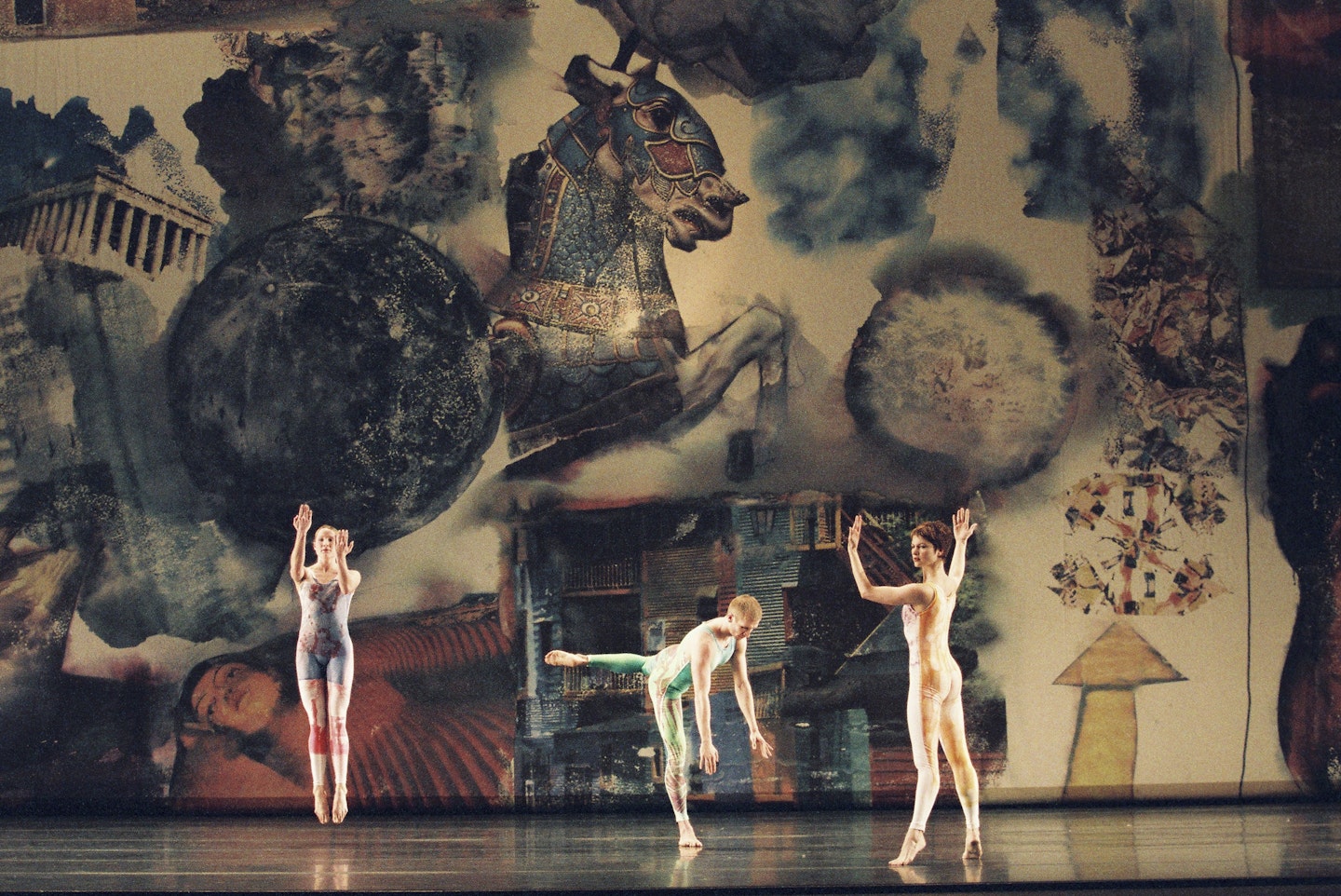 Merce Cunningham Dance Company in Interscape, 2000. ©Tony Dougherty.