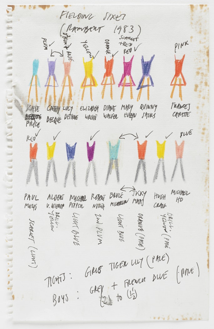 costume study for Fielding Sixes