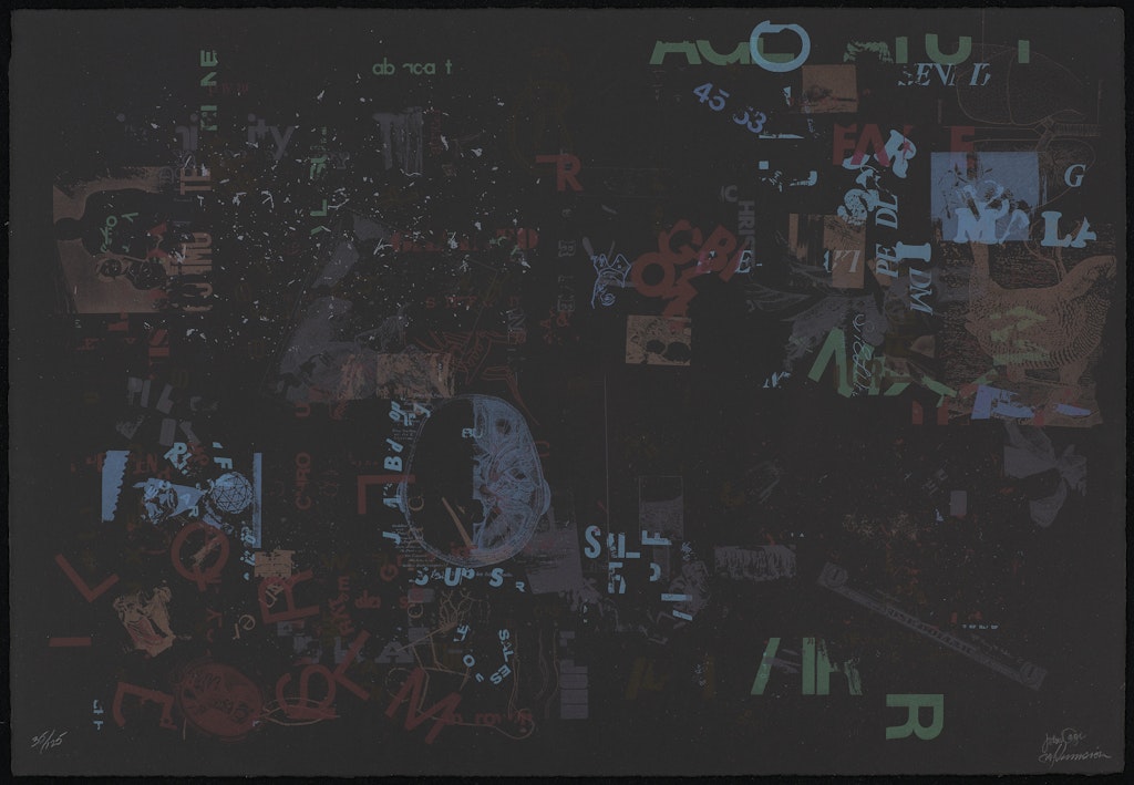 Not Wanting to Say Anything about Marcel, Part I, Lithograph A with text