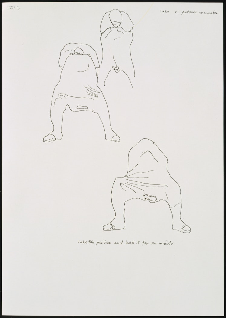Take This Position and Hold It for One Minute from the series One Minute Sculptures