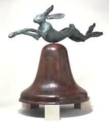 Hare on Bell on Portland Stone Piers