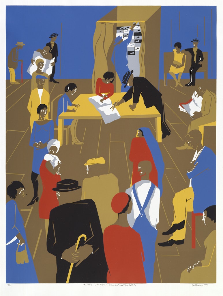 The 1920's...The Migrants Cast Their Ballots from Kent Bicentennial Portfolio