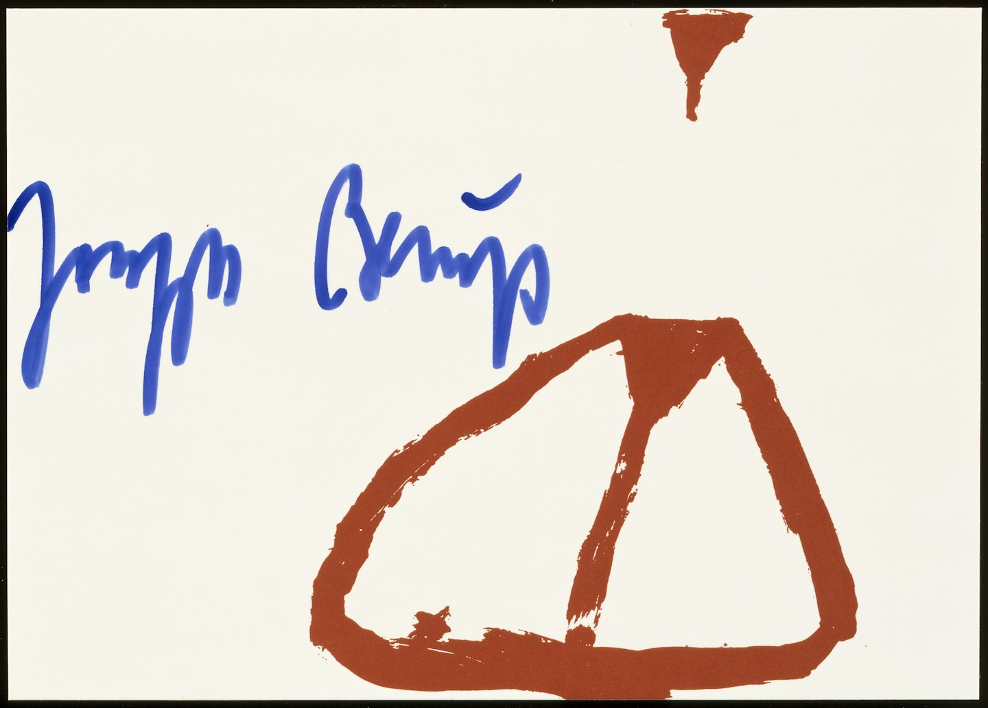 III aus Zeichen aus dem Braunraum (III from Signs from the Brown Chamber)