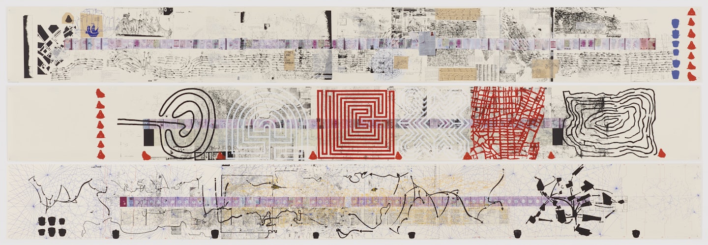 untitled 2008-2011 (the map of the land of feeling) I-III