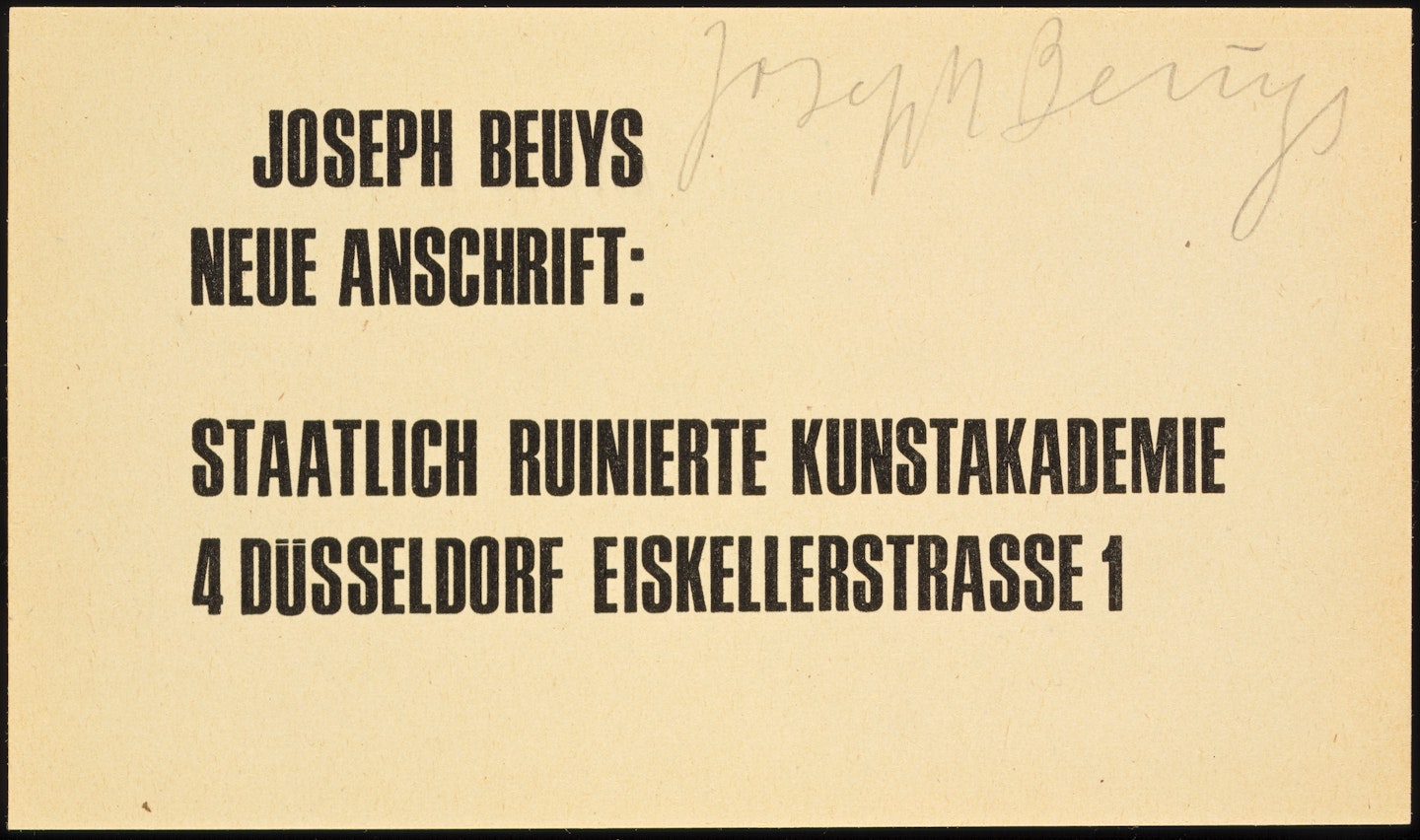 Neue Anschrift (New Address)