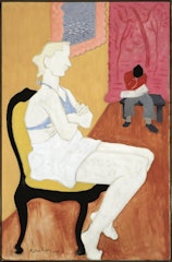 Seated Blonde