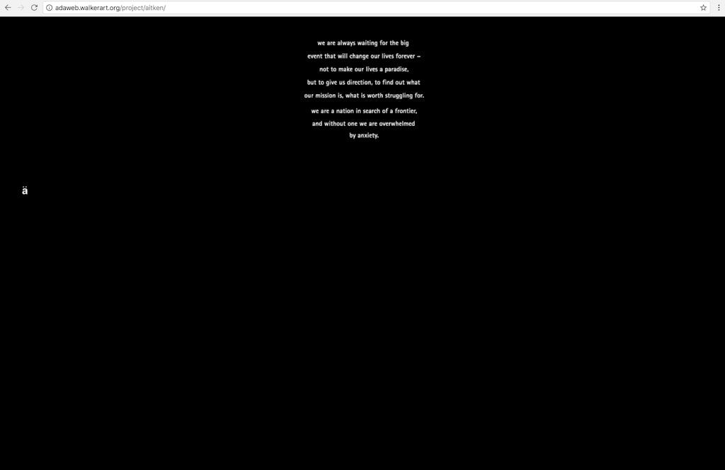 Loaded 5x from äda'web