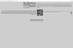 The Berkeley Oracle from äda'web