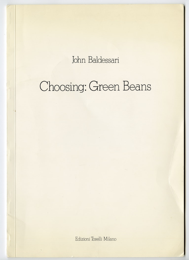 Choosing:  Green Beans