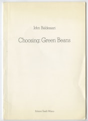 Choosing:  Green Beans