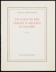 Un coup de dés jamais n'abolira le hasard: Image