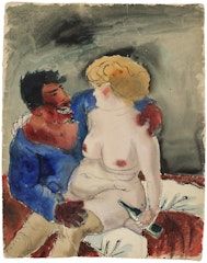 Matrose und Mädchen /Joachim Ringelnatz gewidmet (Sailor and Girl/Dedicated to Joachim Ringelnatz)