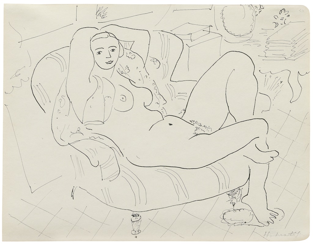 Femme dans un fauteuil (Woman in an Armchair)