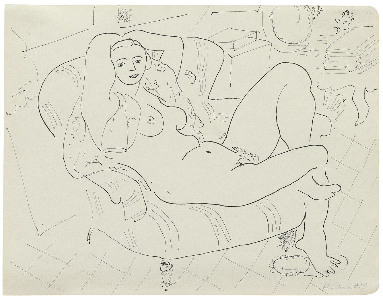 Femme dans un fauteuil (Woman in an Armchair)