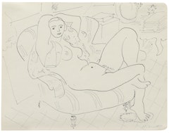 Femme dans un fauteuil (Woman in an Armchair)