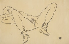 Liegender weißlicher Akt (Reclining Female Nude)