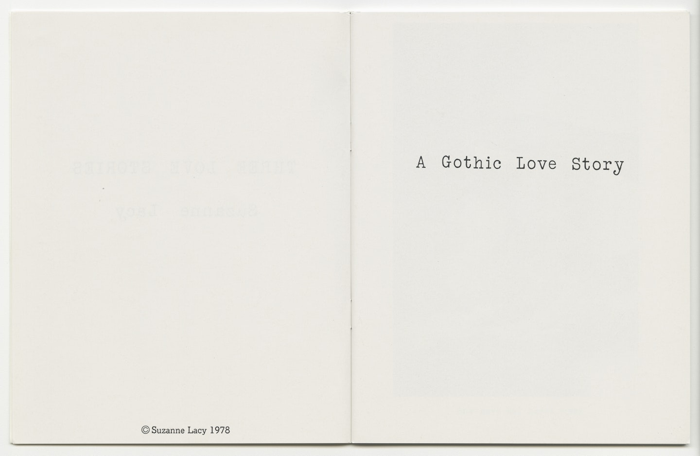 Three Love Stories