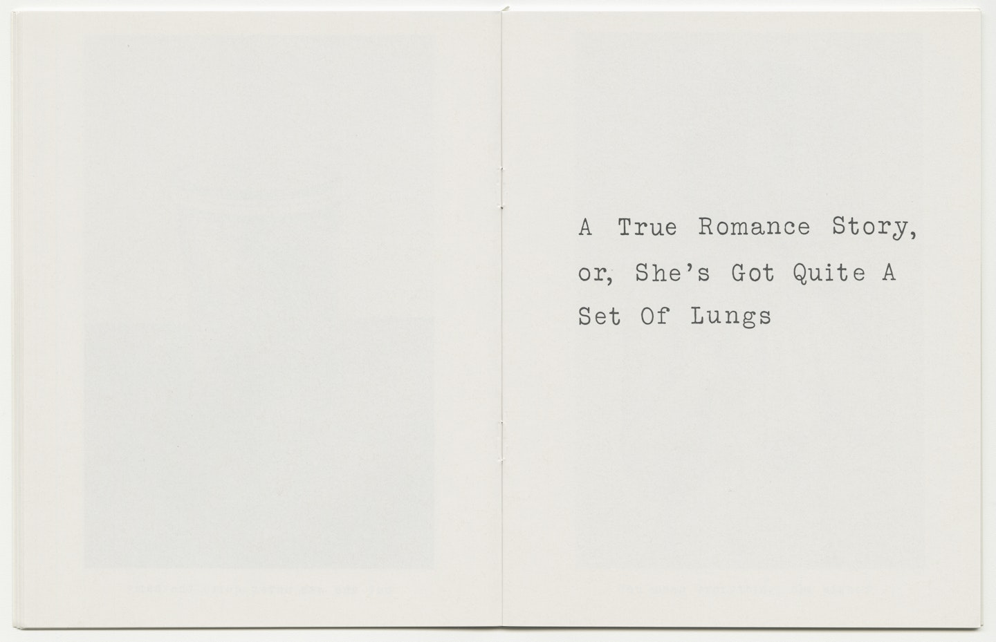 Three Love Stories