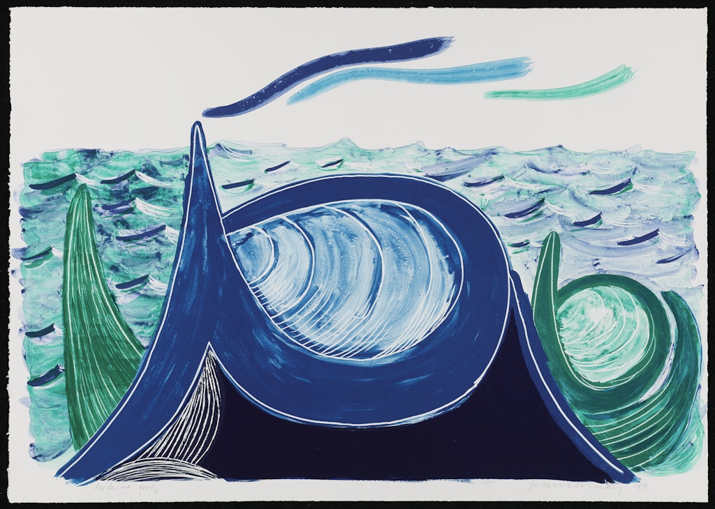 The Wave, A Lithograph