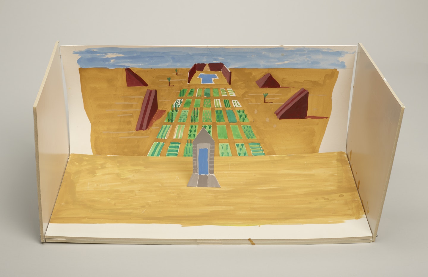 Model for The Magic Flute (for the exhibition Hockney Paints the Stage)