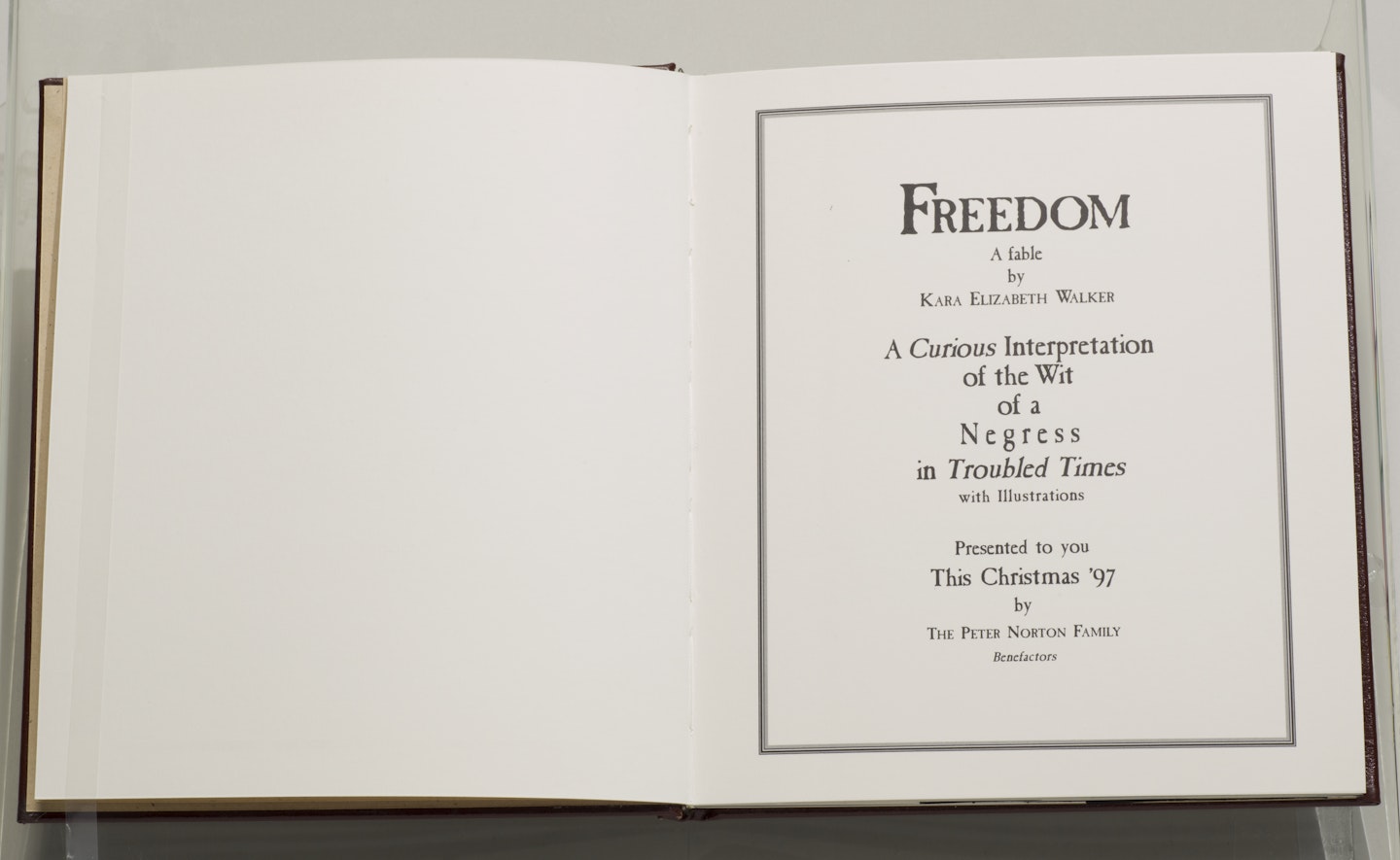 Freedom: A Fable