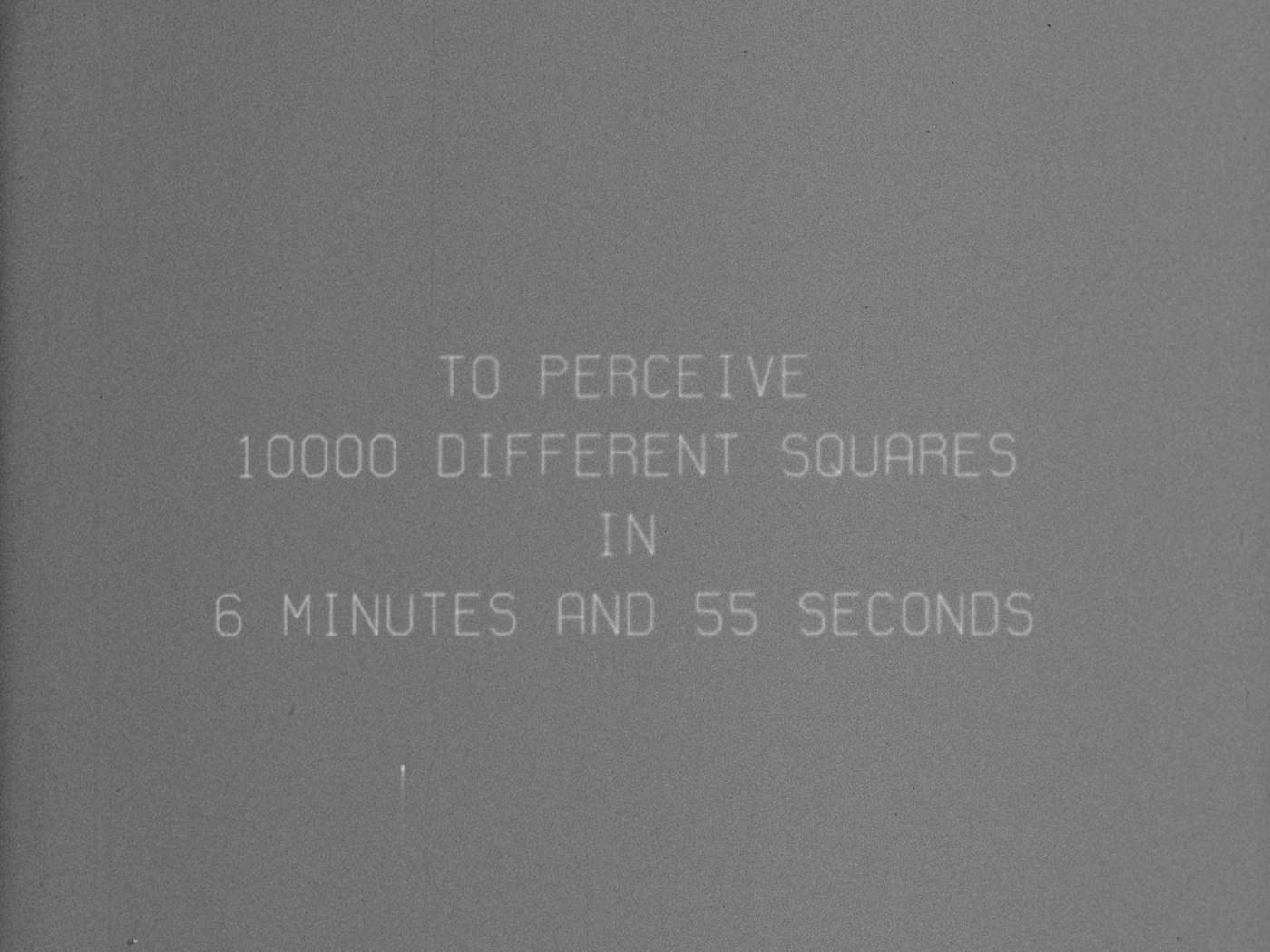 To Perceive 10,000 Squares
