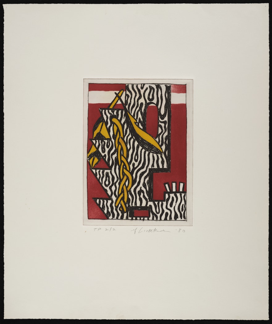Head with Feathers and Braid