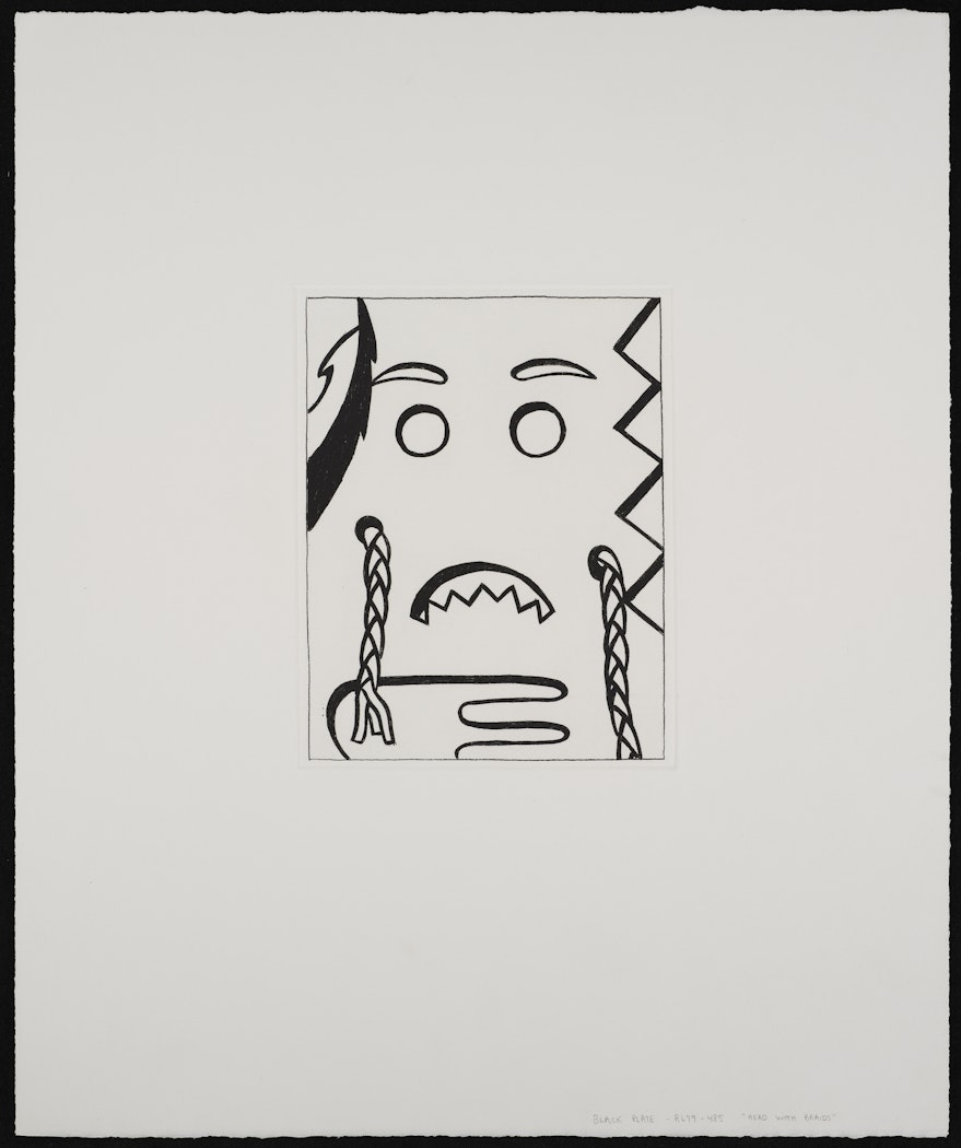 Head with Braids
