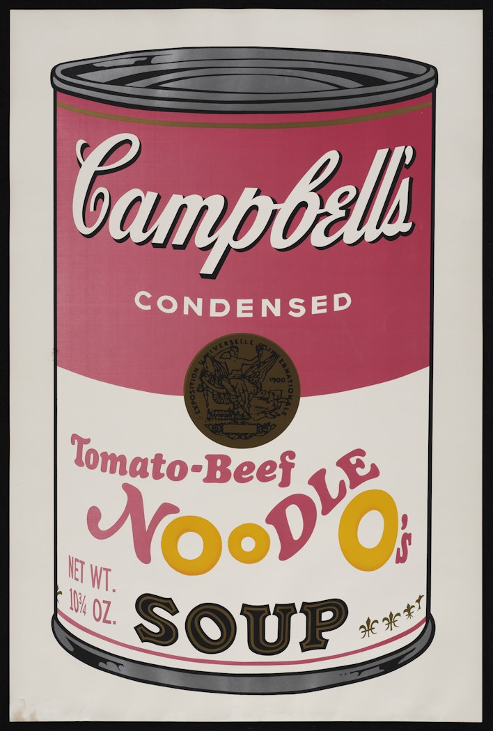 untitled [Tomato Beef Noodle-Os] from Campbell's Soup II