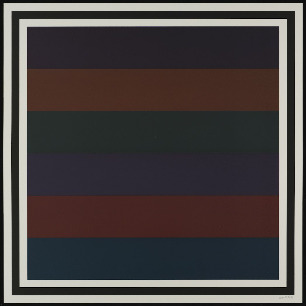 Horizontal Bands, Colors Superimposed