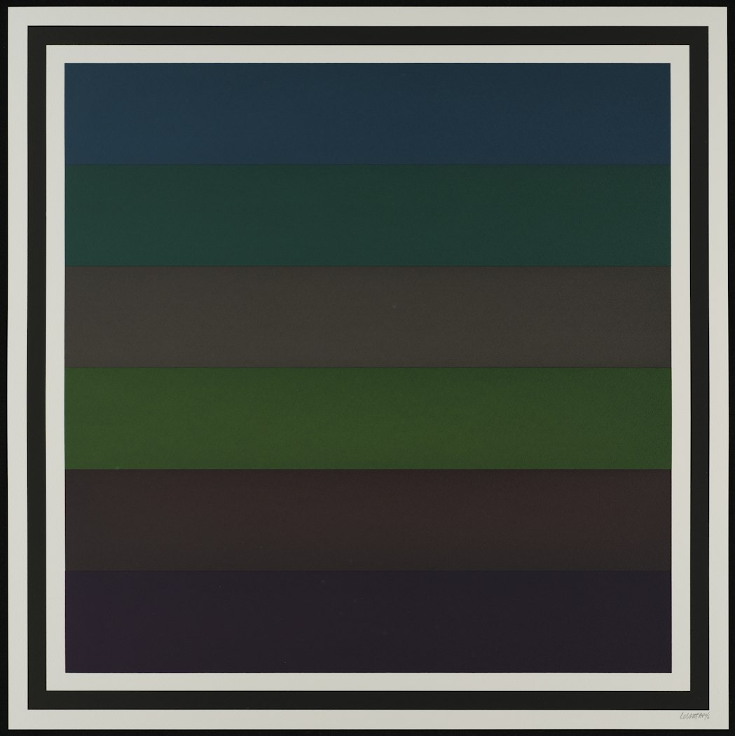 Horizontal Bands, Colors Superimposed